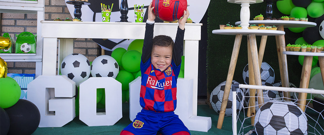 El pequeño Jorge celebro sus 5 añitos Goleando